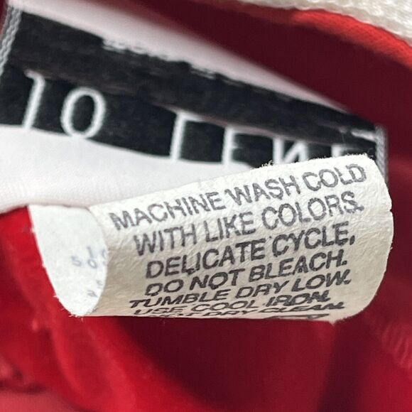 Vintage Jolene Jo Lene Red Velvet Collared Christmas Dress Size 18 Months - Picture 11 of 11